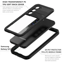 Samsung Galaxy S23 - Redpepper IP68 Mars Series Waterproof Outdoor Case, black – Bild 3