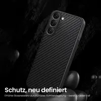Samsung Galaxy S23 - Robustes TPU-Case mit Carbon-Optik, Schwarz – Bild 2