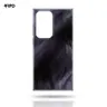 Samsung Galaxy S23 Ultra - Iridescent Inspire Mirror Case Pinselstruktur - Schwarz Violett,