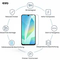 Samsung Galaxy S24 FE - Armored glass / Tempered glass - Big Arc - Case-Friendly Big Arc, transparent – Bild 2