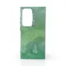Samsung Galaxy S24 Ultra - Iridescent Quote - Mirror Case Green