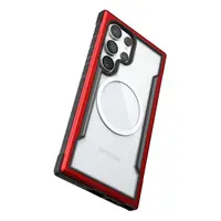 Samsung Galaxy S24 Ultra - Raptic Defense Shield Case, MagSafe rouge – Bild 4