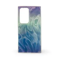 Samsung Galaxy S25 - Backcase texture pinceau, bleu-vert – Bild 1