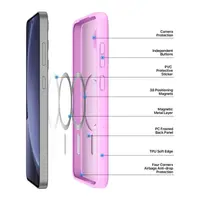 Samsung Galaxy S25 - Dux Ducis Yind Series with Magsafe in pink – Bild 4
