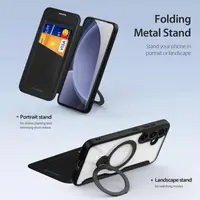 Samsung Galaxy S25 - Dux Skin X Pro Serie mit 360 Grad Ring Stand schwarz – Bild 6