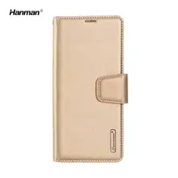 Samsung Galaxy S25 FE - Hanman Mill Flip Case mit 3 Kartenfächern, gold – Bild 2