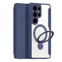 Samsung Galaxy S25 Plus - Dux Skin X Pro Series with 360 degree ring stand blue – Bild 1