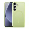 Samsung Galaxy S25 Plus - Serie Dux Ducis Yind con Magsafe in verde lime