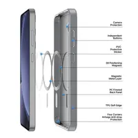 Samsung Galaxy S25 - Serie Dux Ducis Yind con Magsafe in grigio – Bild 4