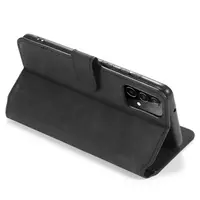 Samsung Galaxy S25 Ultra - DG.MING Flip Case, 3 Kartenfächer, Magnetverschluss, Leder-Optik, Schwarz – Bild 6