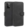 Samsung Galaxy S25 Ultra - DG.MING Flip Case, 3 Kartenfächer, Magnetverschluss, Leder-Optik, Schwarz