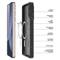 Samsung Galaxy S25 Ultra - Dux Ducis Yind Series mit Magsafe in schwarz – Bild 4