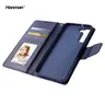Samsung Galaxy S25FE - Hanman Mill Flip Case mit 3 Kartenfächern, blau