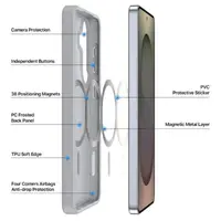 Samsung Galaxy S26 - Dux Ducis Yind Series mit Magsafe und Standfunktion, Grau – Bild 4