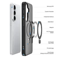Samsung Galaxy S26 - Dux Ducis Yind Series mit Magsafe und Standfunktion, Schwarz – Bild 9