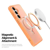 Samsung Galaxy S26 - Dux Ducis Yind Series with Magsafe and stand function, orange – Bild 6
