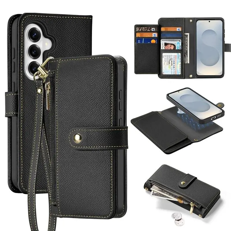 Samsung Galaxy S26 Plus - Dux Ducis Lawa Premium Tasche Schwarz