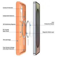 Samsung Galaxy S26 Plus - Dux Ducis Yind Series mit Magsafe in Orange – Bild 3