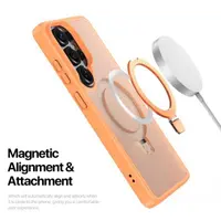 Samsung Galaxy S26 Ultra - Dux Ducis Yind Series with Magsafe and stand function in orange – Bild 5