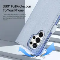 Samsung Galaxy S26 Ultra - Étui Dux Ducis Lawa Premium bleu clair – Bild 10