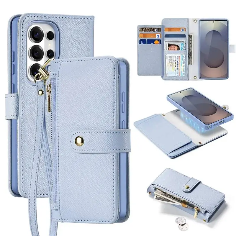 Samsung Galaxy S26 Ultra - Étui Dux Ducis Lawa Premium bleu clair