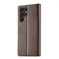 Samsung Galaxy S26 Ultra - LC.IMEEKE Etui portefeuille avec 3 fentes pour cartes & fermeture magnétique, marron – Bild 5