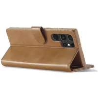 Samsung Galaxy S26 Ultra - LC.IMEEKE Wallet Etui mit 3 Kartenfächern & Magnetverschluss, hellbraun – Bild 4