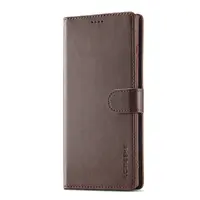Samsung Galaxy S26 Ultra - LC.IMEEKE Wallet Etui mit 3 Kartenfächern & Magnetverschluss, Braun – Bild 6