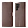 Samsung Galaxy S26 Ultra - LC.IMEEKE Wallet Etui mit 3 Kartenfächern & Magnetverschluss, Braun