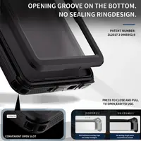 Samsung Galaxy S26 Ultra - Redpepper IP68 Mars Series Wasserdichtes Outdoor Case Magsafe, schwarz – Bild 8