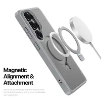 Samsung Galaxy S26 Ultra - Serie Dux Ducis Yind con funzione Magsafe e stand, grigio – Bild 6