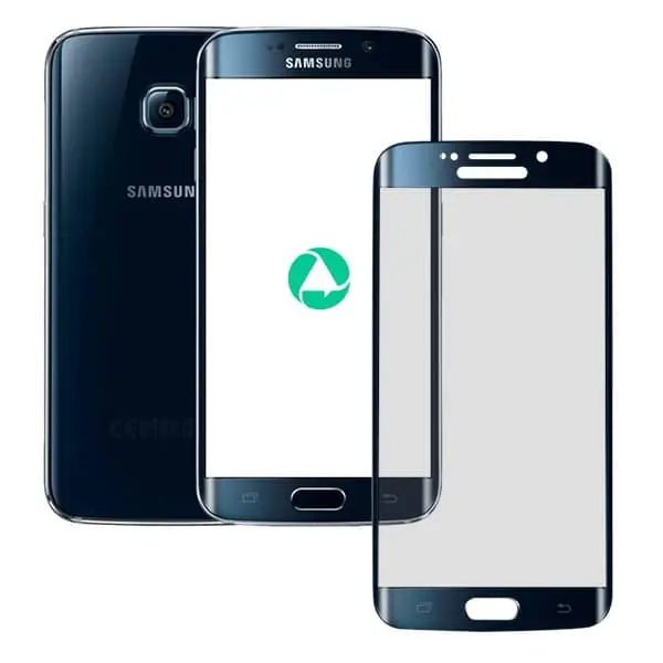 Samsung Galaxy S6 Edge Plus - Tempered Glass / Panzerglas - 3D schwarz