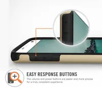 Samsung Galaxy S7 Edge - Loopee Shock Proof Commander Series gold – Bild 3
