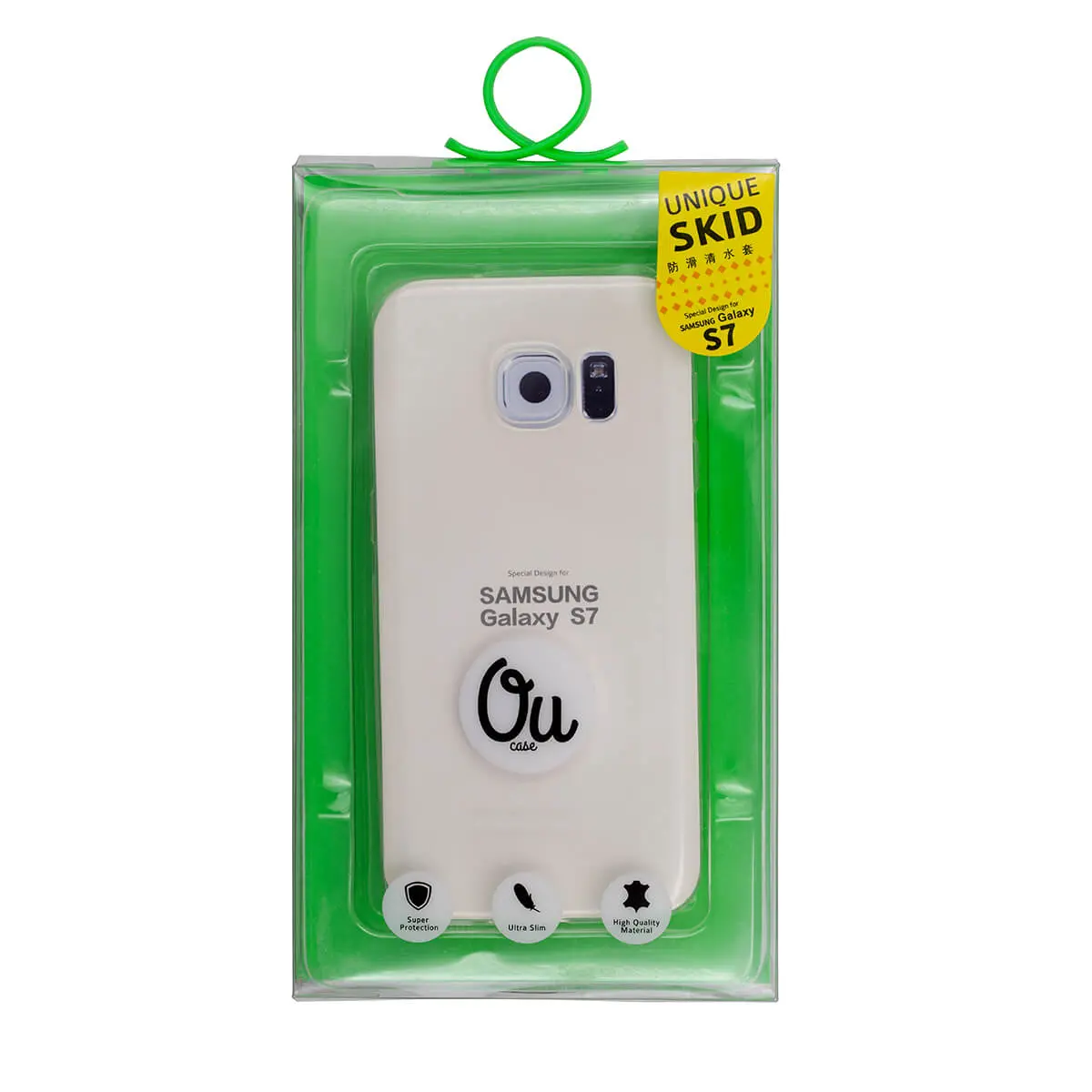 Samsung Galaxy S7 - Oucase Unique SKID transparent