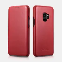 Samsung Galaxy S9 - iCarer Flip Hülle, rot – Bild 1