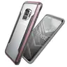 Samsung Galaxy S9, Raptic/X-Doria Defense Shield Serie, Transparent mit Pinkem Rahmen