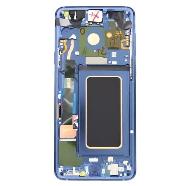 Samsung Galaxy S9+ / S9 Plus front glass / LCD blue, renewed