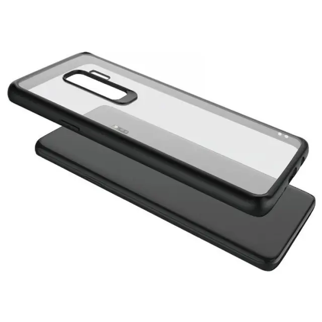 Samsung Galaxy S9, X-Doria Fence, Transparent avec cadre noir