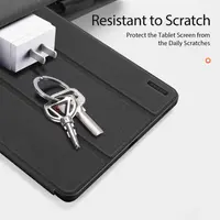 Samsung Galaxy Tab S10 FE/S9 FE - Serie Dux Ducis Domo, custodia flip stand-up, nero – Bild 4