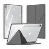 Samsung Galaxy Tab S10 FE / S9 FE / Tab S9 - Dux Ducis Magi Series, étui à rabat relevable, gris