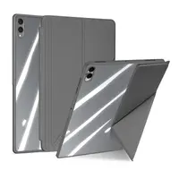 Samsung Galaxy Tab S11 Ultra - Dux Ducis Domo Series, aufstellbares Flip-Etui, Grau – Bild 2