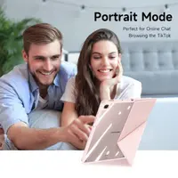 Samsung Galaxy Tab S6 Lite (2020/2022/2024) - Dux Ducis Magi Series, aufstellbares Flip-Etui, Pink – Bild 3