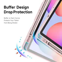 Samsung Galaxy Tab S6 Lite (2020/2022/2024) - Dux Ducis Magi Series, aufstellbares Flip-Etui, Pink – Bild 8
