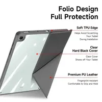 Samsung Galaxy Tab S6 Lite (2020/2022/2024) - Dux Ducis Magi Series, stand-up flip case, gray – Bild 6