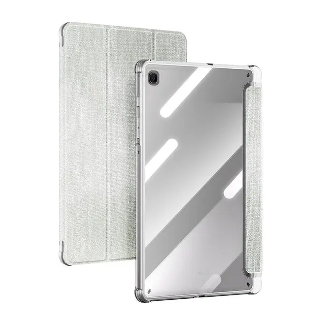 Samsung Galaxy Tab S6 Lite - Dux Ducis Unid Series, aufstellbares Flip-Etui, Hellgrün