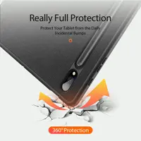 Samsung Galaxy Tab S7 FE / S7 Plus / S8 Plus - Serie Dux Ducis Domo, custodia flip stand-up, nero – Bild 6