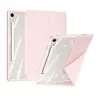 Samsung Galaxy Tab S9 FE Plus / S9 Plus / S10 Plus - Serie Dux Ducis Magi, custodia flip agganciabile, rosa