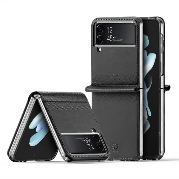 Samsung Galaxy Z Flip 4 - Serie Dux Ducis Bril nero