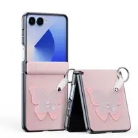 Samsung Galaxy Z Flip 7 - Dux Ducis Luvy Series, Butterfly Edition, Pink – Bild 2