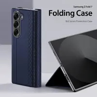 Samsung Galaxy Z Fold 6 - Serie Dux Ducis Bril, Blu – Bild 4